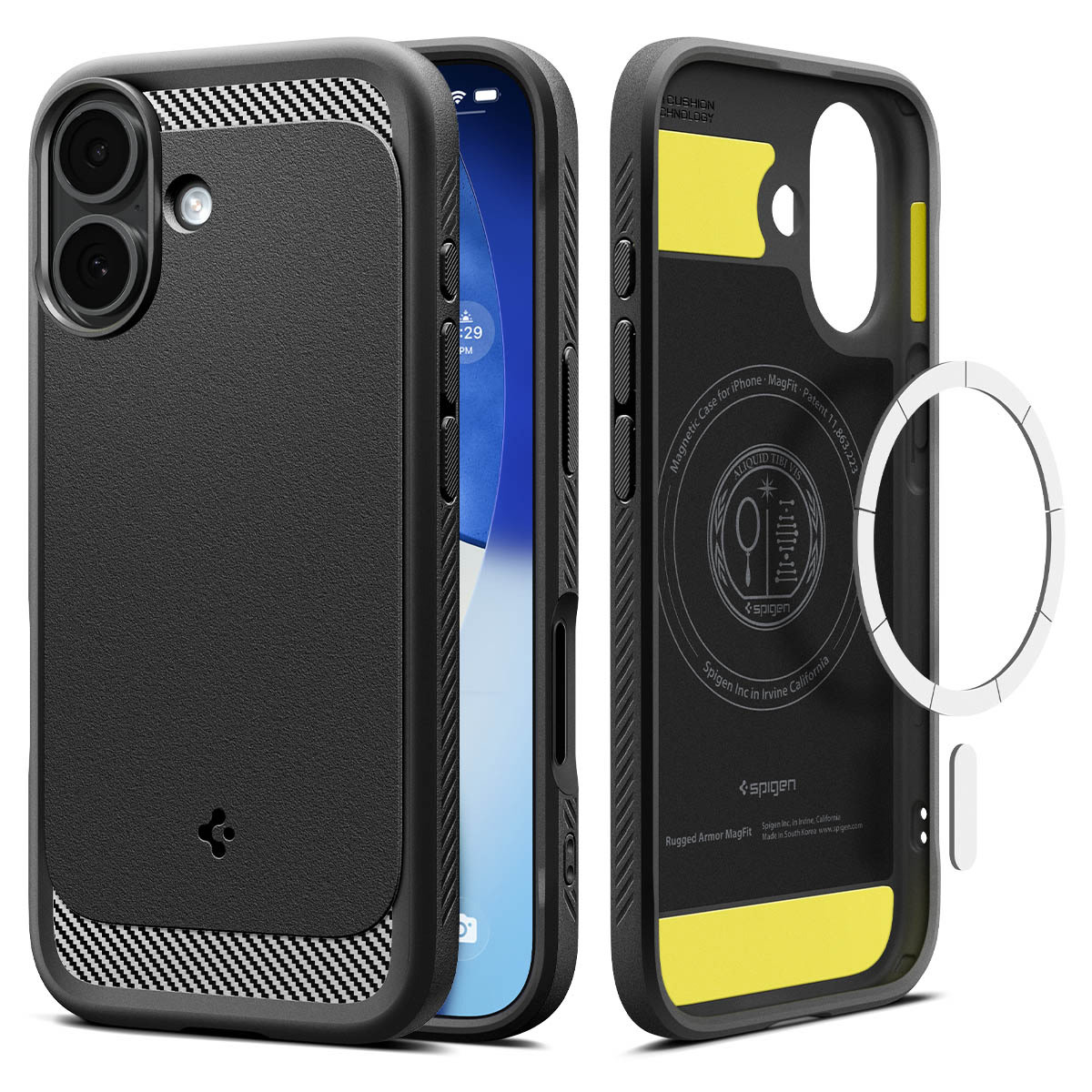 Maska Spigen "Rugged Armor MagFit" za iPhone 17 - matte black