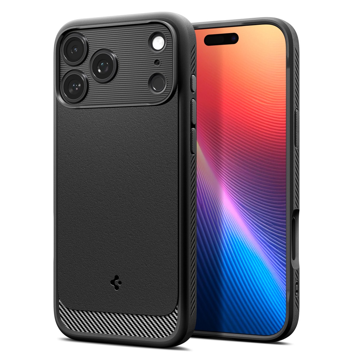 Maska Spigen "Rugged Armor MagFit" za iPhone 17 Pro Max - matte black