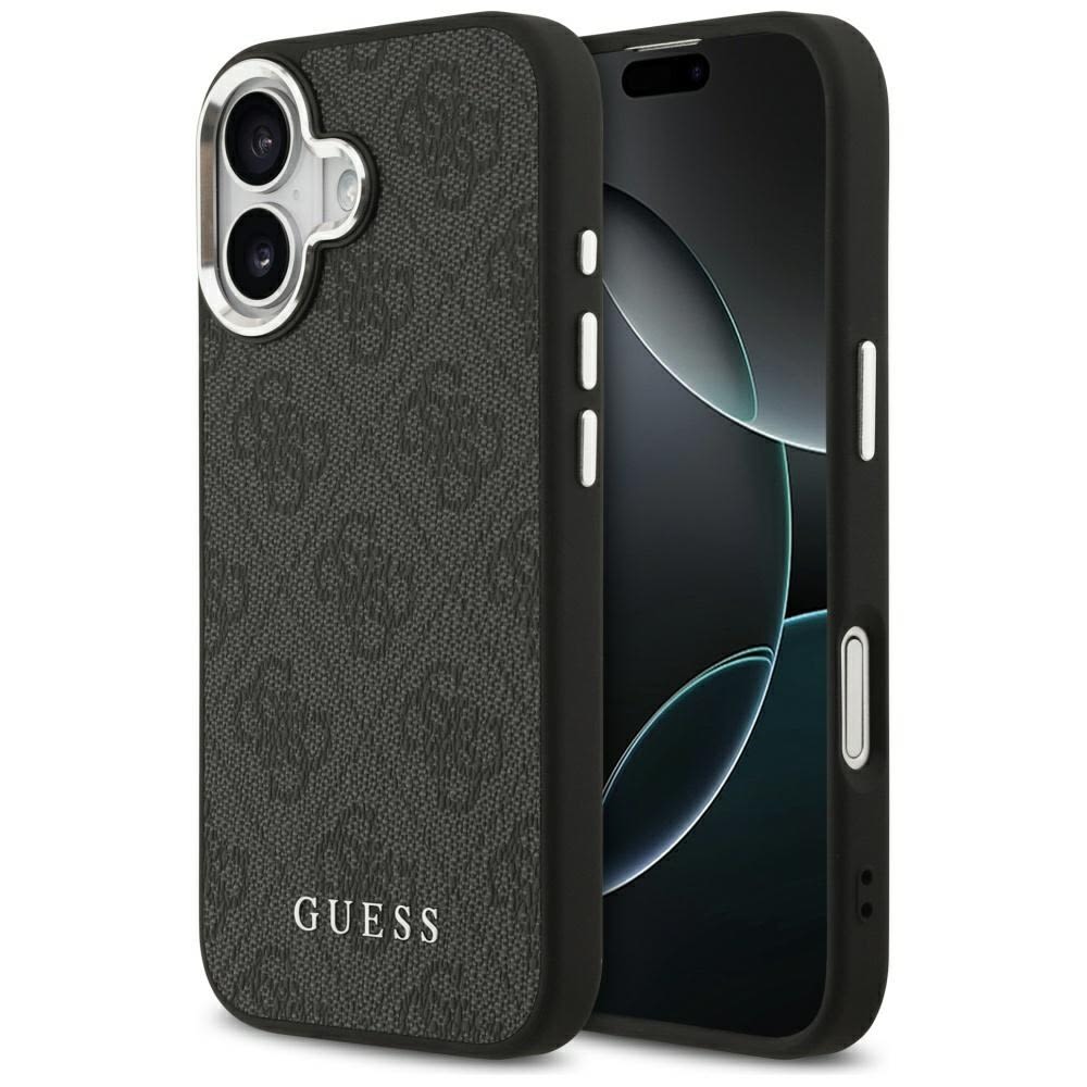 Originalna maska Guess "4G Metal Logo Magsafe" za iPhone 17 - black