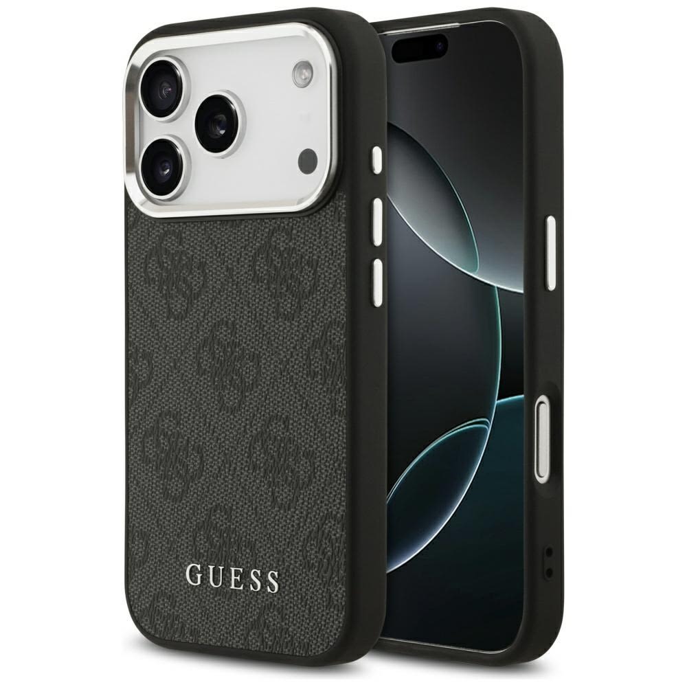 Originalna maska Guess "4G Metal Logo Magsafe" za iPhone 17 Pro - black