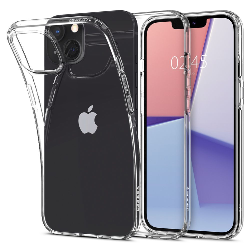 Maska Spigen "Liquid Crystal" za iPhone 13 - crystal clear