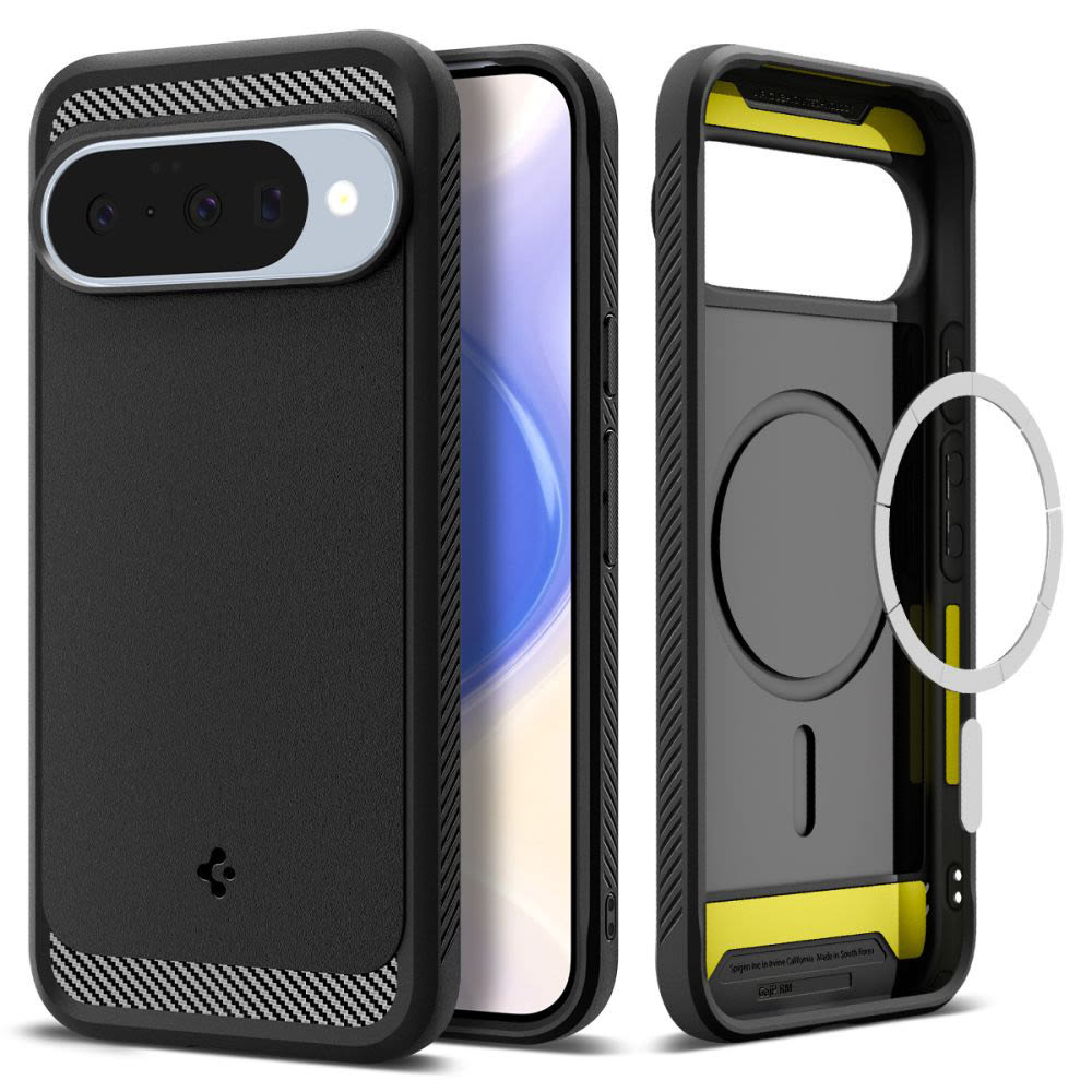 Maska Spigen "Rugged Armor MagFit" za Google Pixel 10 / 10 Pro - matte black