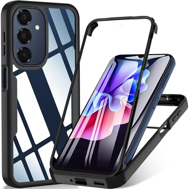 Hibridna Full Body maskica Techsuit "ColorVerse 360" za Samsung Galaxy A16 4G / A16 5G / A17 4G / A17 5G - crna