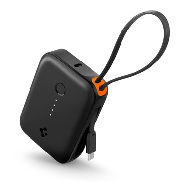 Premium 30W power banka Spigen Essential EA3010BT - 10000mAh s ugrađenim USB-C kabelom - black Premium 30W power banka Spigen Essential EA3010BT - 10000mAh s ugrađenim USB-C kabelom - black