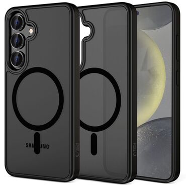 Hibridna maska Tech-Protect "Magmat MagSafe" za Samsung Galaxy S25 FE - crna