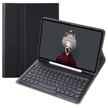 Uredska torbica s Bluetooth tipkovnicom za Samsung Galaxy S10 Lite - crna