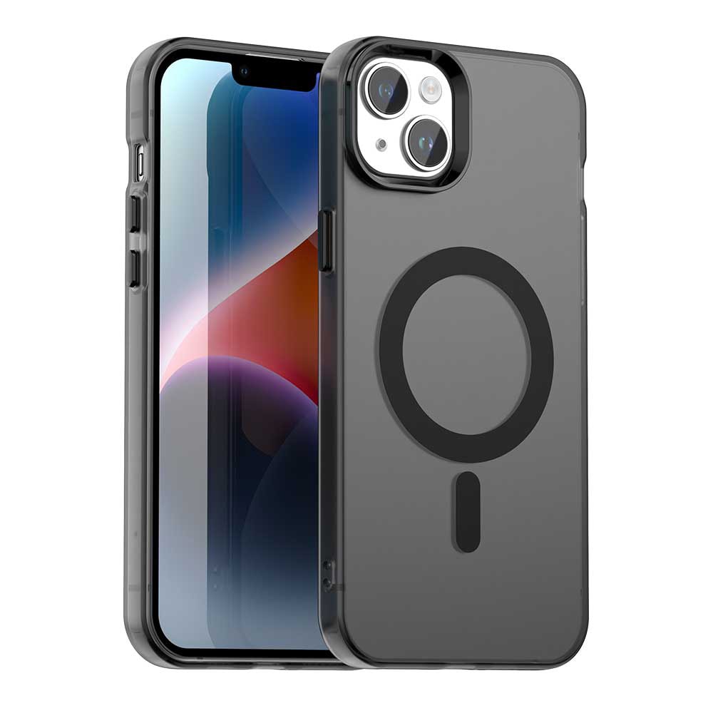 Hibridna maska Techsuit "CandyCase MagSafe" za iPhone 14 - black