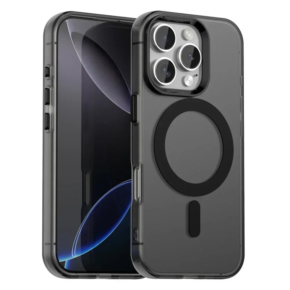 Hibridna maska Techsuit "CandyCase MagSafe" za iPhone 16 Pro - black