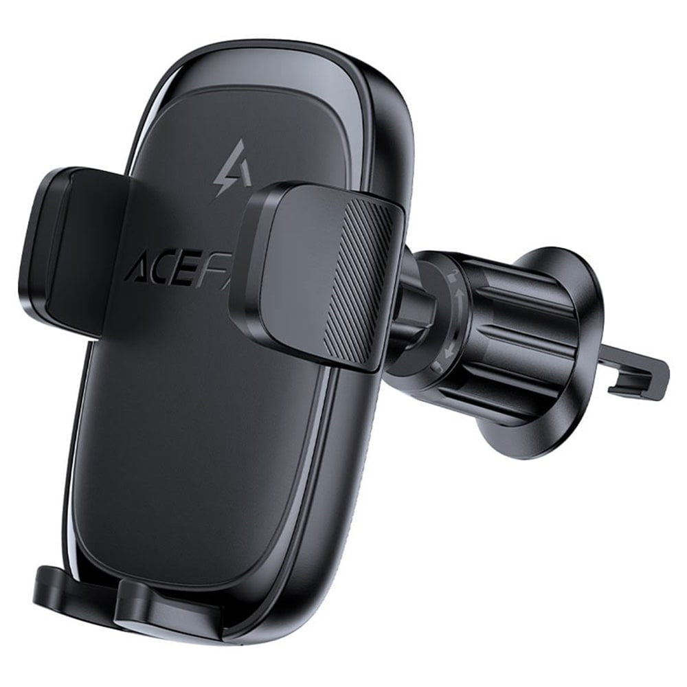 Premium OQ automobilski držač Acefast "D48" za mobilne uređaje za ventilacijski utor 15W - crni