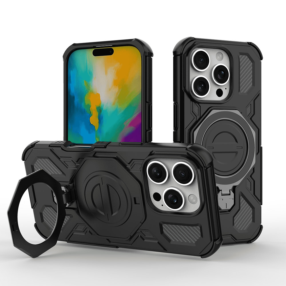 Hibridna maska "Carbon Shield Pro" za Xiaomi Redmi 15C 4G / Redmi 15C 5G - black