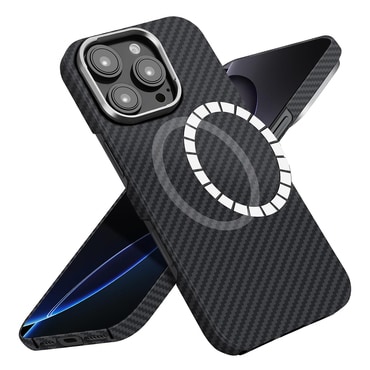 Premium maskica Techsuit Aramid Fiber s MagSafe podrškom za iPhone 16 Pro - black