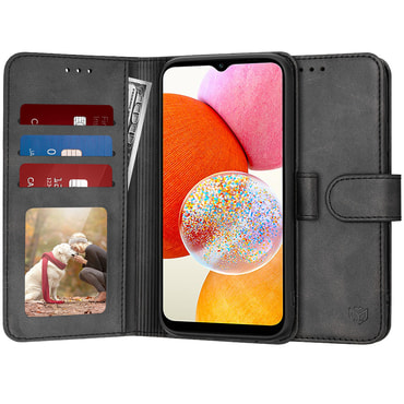 Torbica Techsuit "Diary Book" za Samsung Galaxy A14 4G / A14 5G - crna