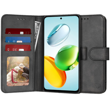 Torbica Techsuit "Diary Book" za Honor 200 Smart / X7c - crna