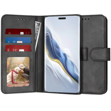 Torbica Techsuit "Diary Book" za Honor Magic6 Pro - crna