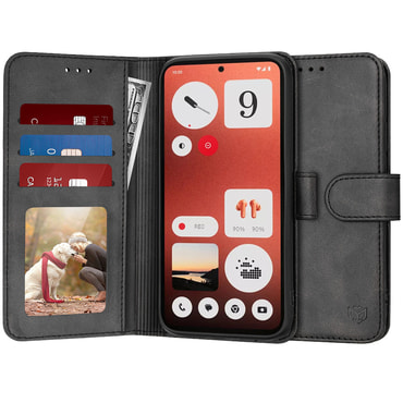 Torbica Techsuit "Diary Book" za Nothing CMF Phone 1 - crna