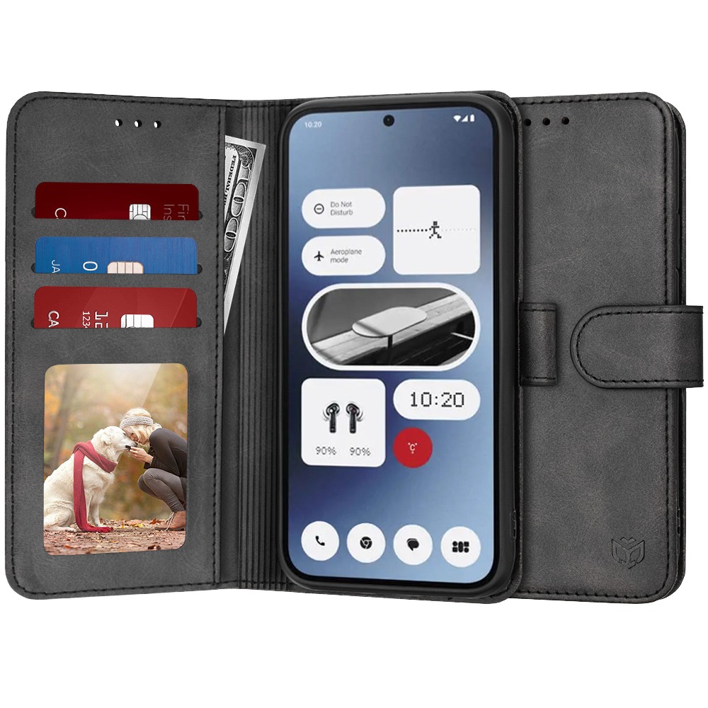Torbica Techsuit "Diary Book" za Nothing Phone (2a) - crna
