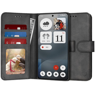 Torbica Techsuit "Diary Book" za Nothing Phone (3a) - crna