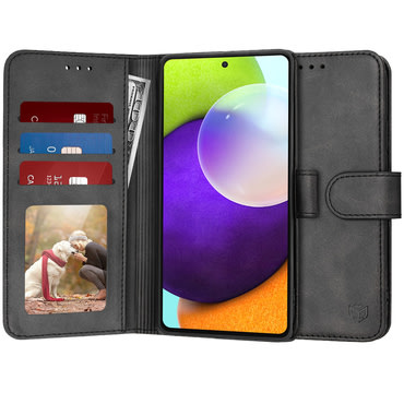 Torbica Techsuit "Diary Book" za Samsung Galaxy A52 / Galaxy A52 5G / Galaxy A52s 5G - crna