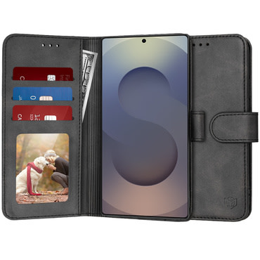 Torbica Techsuit "Diary Book" za Samsung Galaxy S25 Ultra - crna