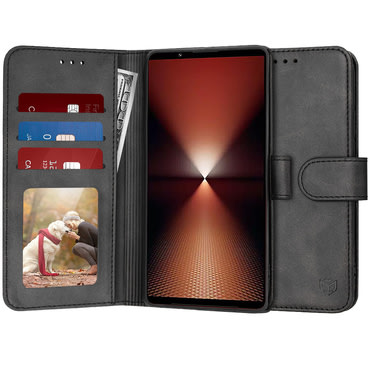 Torbica Techsuit "Diary Book" za Sony Xperia 1 VI - crna