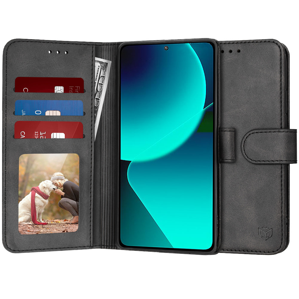 Torbica Techsuit "Diary Book" za Xiaomi 13T / 13T Pro - crna