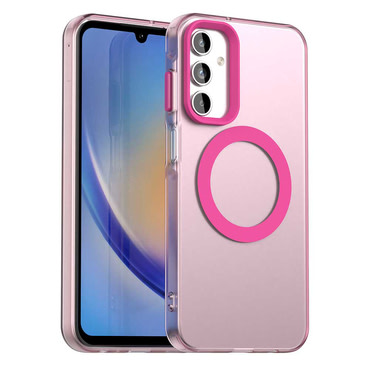 Hibridna maska Techsuit "CandyCase MagSafe" za Samsung Galaxy A15 - pink