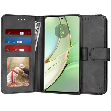 Torbica Techsuit "Diary Book" za Motorola Edge 40 - crna