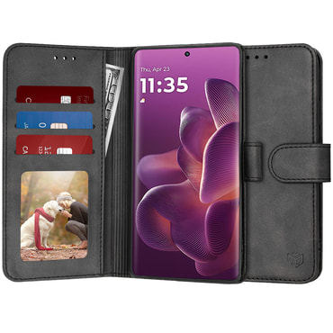 Torbica Techsuit "Diary Book" za Motorola Edge 60 Pro - crna