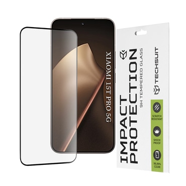 Premium 3D Full Body zaštitno staklo Techsuit za Xiaomi 15T Pro - crno
