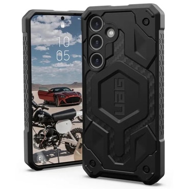 Maska UAG "Monarch Pro Kevlar Mag" za Samsung Galaxy S24 - carbon fiber