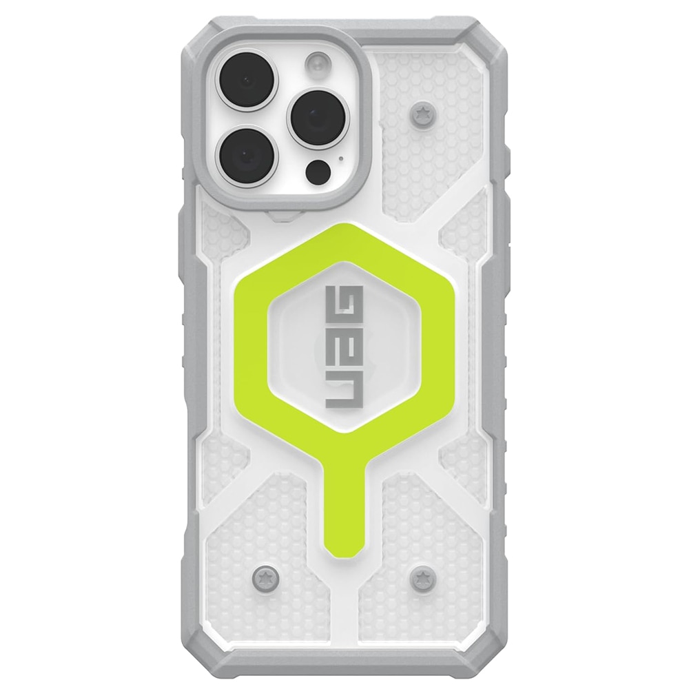 Maska UAG "Pathfinder Clear MagSafe" za iPhone 16 Pro Max - active neon