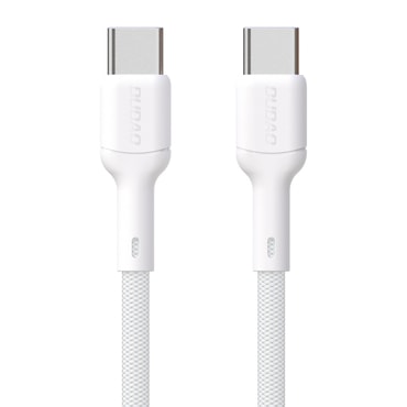 Pleteni USB-C u USB-C kabel za punjenje i prijenos podataka Dudao "L9C" 65W i PD tehnologijom - 2m - bijeli Pleteni USB-C u USB-C kabel za punjenje i prijenos podataka Dudao "L9C" 65W i PD tehnologijom - 2m - bijeli