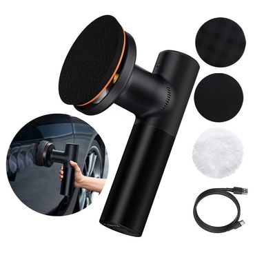 Bežični električni stroj za poliranje Baseus "CRDLQ" s dva stupnja brzine i tri različita nastavka - black