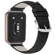 Elegantni remen "Smooth" od umjetne kože za Samsung Galaxy Fit3 - crni