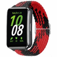 Pleteni remen za sat Samsung Galaxy Fit3 - black red