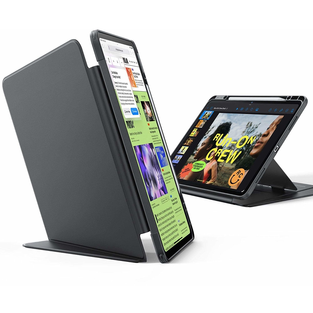 Magnetna futrola sa stalkom i držačem za olovku ESR "Flip Hybrid" za iPad Air 2020 / iPad Air 2022 / iPad Air 11 2024 / iPad Air 11 2025 - black