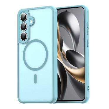 Hibridna maska "HaloFrost II MagSafe" za Samsung Galaxy S25 FE - mint green