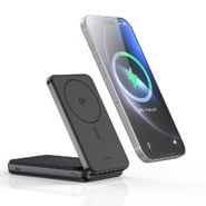 Power bank i stalak Mcdodo 2u1  "MC-6310" Qi2 15W za brzo bežično punjenje podržanih uređaja - 10000 mAh - crni