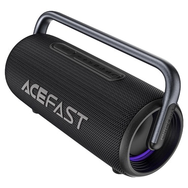 Bluetooth hangszóró Acefast "K2 Pro" 120W teljesítménnyel, IPX5 védelemmel és RGB világítással - fekete