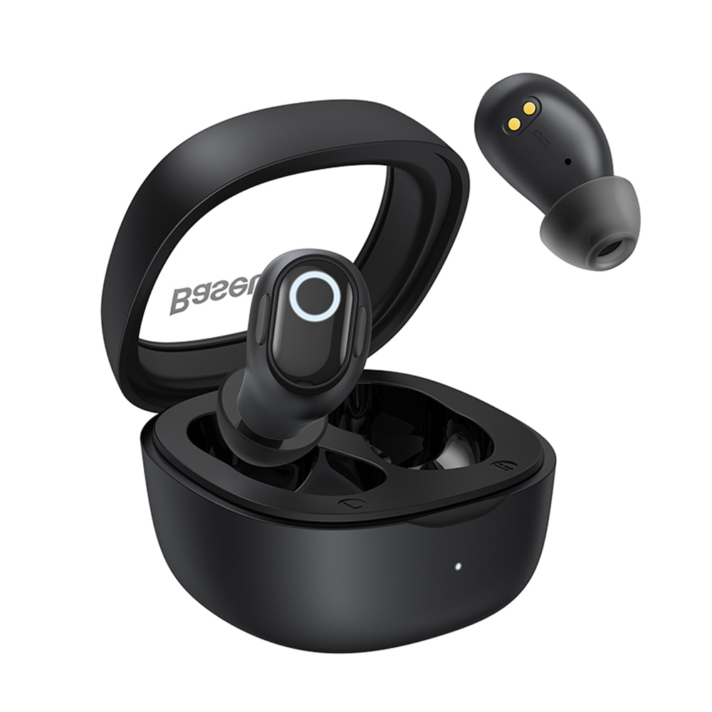 Bežične slušalice Baseus "Bowie WM02" s Bluetoothom 5.3 i baterijom od 25 sati - crne