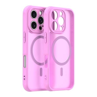 Hibridna maska "HaloFrost II MagSafe" za iPhone 16 Pro - pink