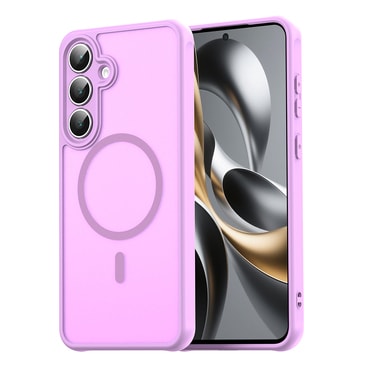 Hibridna maska "HaloFrost II MagSafe" za Samsung Galaxy S25 FE - pink