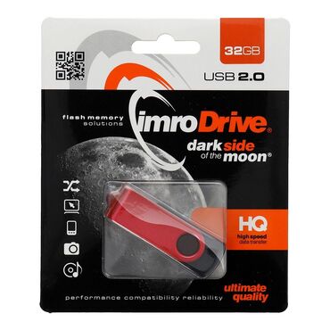 USB stic 2.0 Imro Pendrive Axis 32GB - crno-crveni