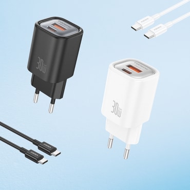 Zidni punjač Foneng EU71 s PD 30W brzim punjenjem, GaN tehnologijom i USB-A + USB-C izlazima