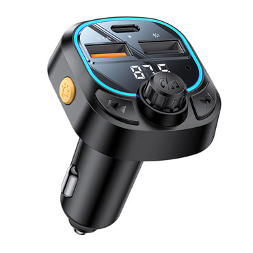 FM odašiljač i auto punjač Yesido Y70 s Bluetooth 5.3 i 15W brzim punjenjem - crni FM odašiljač i auto punjač Yesido Y70 s Bluetooth 5.3 i 15W brzim punjenjem - crni