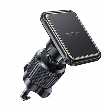 Kompaktni magnetni držač za ventilacijski otvor Yesido C245 s podesivim kutom i šest magneta za sigurno pričvršćivanje - crni Kompaktni magnetni držač za ventilacijski otvor Yesido C245 s podesivim kutom i šest magneta za sigurno pričvršćivanje - crni