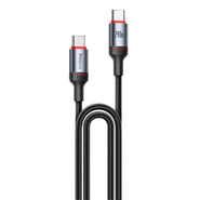 USB-A u USB-C pleteni kabel za punjenje i prijenos podataka Yesido"CA185" 240W i 480MBps - 1.2m - crni