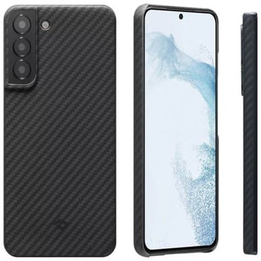 Premium maska Pitaka "Tactile Woven MagEZ 2" za Samsung Galaxy S22 - black