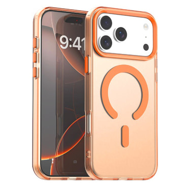 Hibridna maska Techsuit "CandyCase MagSafe" za iPhone 17 Pro Max - orange