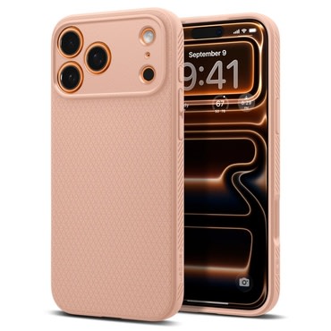 Maska Spigen "Liquid Air" za iPhone 17 Pro Max - Rose Titanium